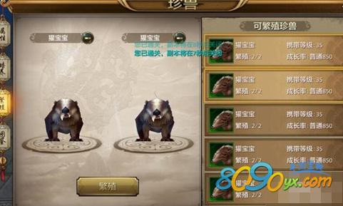 天龙八部手游宝宝繁殖