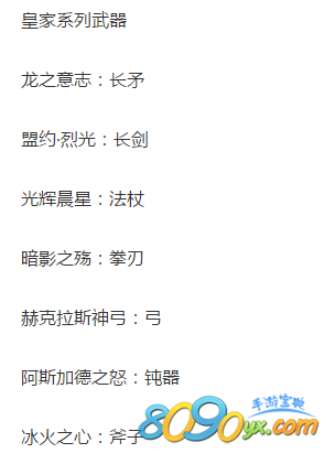 仙境传说ro手游皇家武器