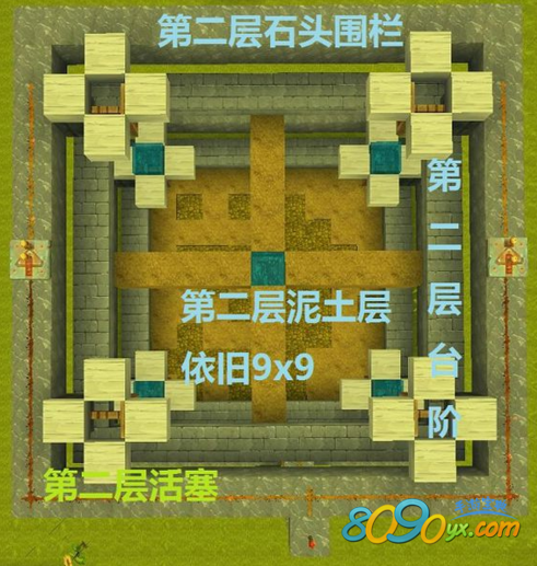 迷你世界手游第二层活塞
